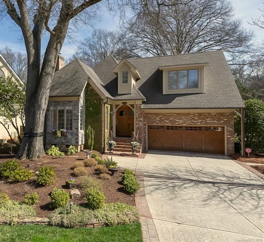 This beautiful, livable home feels warm and inviting through a combination of openness and high (10') ceilings, the finest finishes and materials, textures and colors. Excellent Kitchen open to Family Room with ceilings of rough-hewn beams and beadboard. Main floor Master with lavish bath and generous closet. Spacious secondary bedrooms with bath access. Screened Porch overlooking gem of a walled courtyard and fountain. Beautifully landscaped yard including Walled-in back yard with trellis.