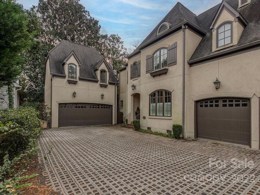 This is the one you have been waiting for!! Gorgeous end unit townhome in the heart of Myers Park on a quiet street with tons of privacy. This spectacular home has been fully updated with gourmet appliances, encapusulated crawl space with a 30 year warranty with Biotech environmental and more! Charming, private backyard. Finished room above the garage is the perfect space for a home office or workout room. In addition to the two car garage you also have the two parking spots in front of your garage. If you are looking for walkability this is your home! Walk to all the shops and restaurants on Selwyn Ave. The greenway is right there for biking or walking. It is a perfect location!