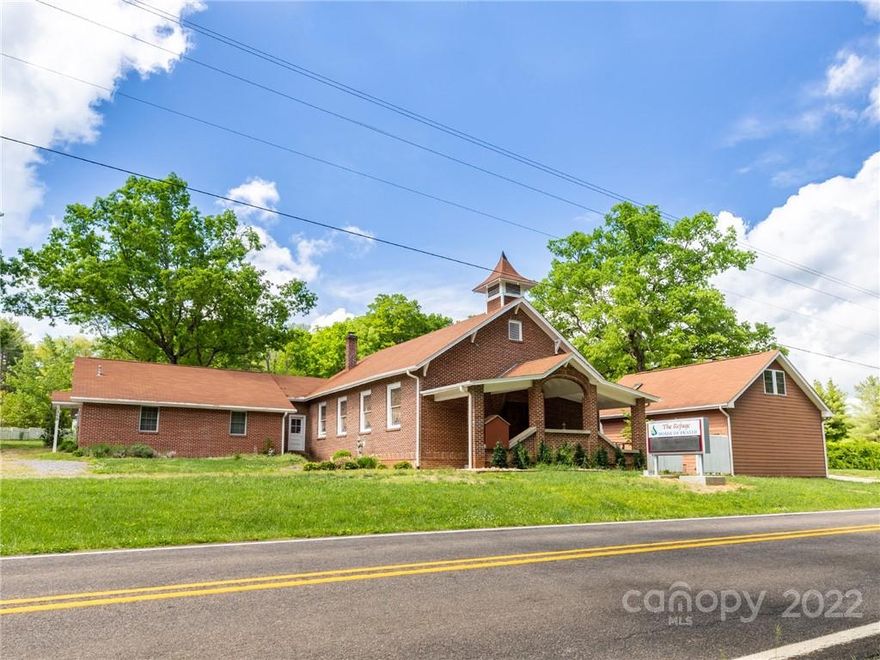 This property is multi-purpose. NO RESTRICTIONS. Zoned OU in the Cane Creek Valley equestrian paradise! This gorgeous chapel was built in 1926; carefully preserved and updated for every day modern use. House is approximately 2000 sf 3 BR 2 BA. Main hall/sanctuary is about 1400 sf. Rich & rare heart of pine floors. Gorgeous stained glass! Imported English Pub is over 100 years old. In the last 7 years the owners have spent a considerable amount of time and money to remodel and improve the property. New natural gas HVAC, new mini-split HVAC in living room, newer induction stove, dishwasher, kitchen sink, faucet, garbage disposal, and new well pump. See Features List. Large detached 2-car garage 1030 sf w/ RV parking. Above has 275 sf unfinished storage area. Room for 25 cars for parking. Small garden in back. Great school, wedding chapel, restaurant, coffee shop, or whatever business... and/or just live in it! Endless possibilities! Furniture negotiable. Will consider trade/exchange.