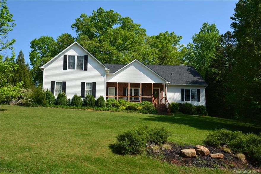 Country comfort awaits you!  Open layout w/ high ceilings; split bedroom plan, a bonus room & walk in unfinished attic w/ tons of space for storage or future completion!  Great room w/ fireplace, built-ins & beautiful natural lighting.  Kitchen w/ gorgeous cabinetry, granite countertops & backsplash.  Breakfast area w/ vaulted ceiling, currently used as sitting area off of kitchen.  Fenced yard, covered deck and uncovered deck.  Generator w/ back up power to house will stay.  Too much to list!