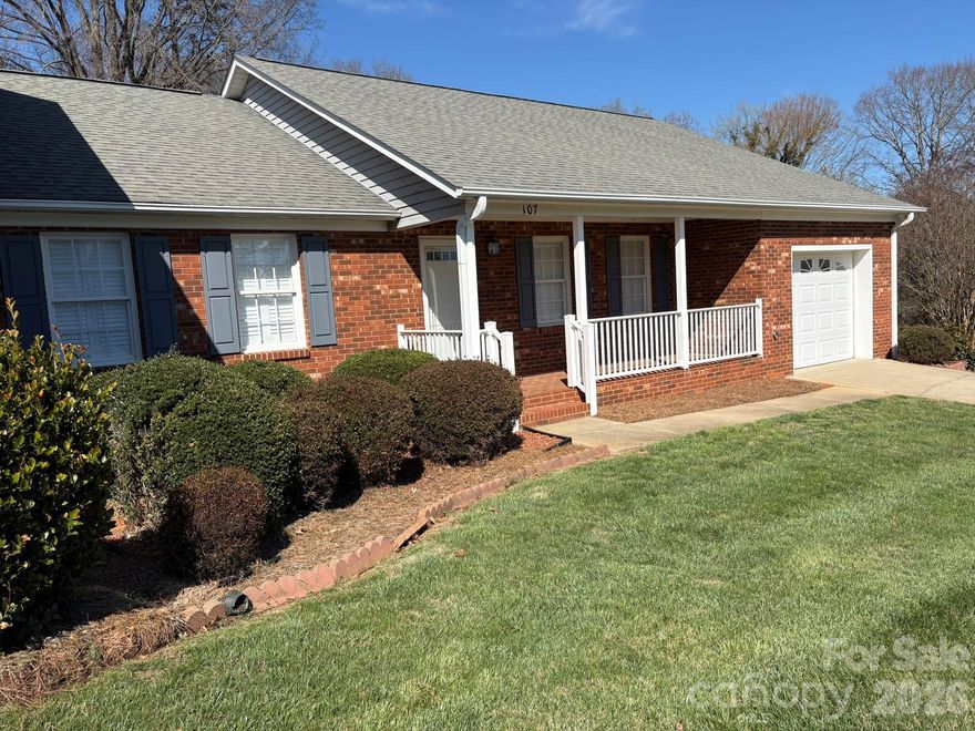 Enjoy one-level living in this ready to move in condition two bedroom, two bath, ultra low maintenance townhome. The floorplan is designed for comfort and convenience. This home features a spacious open layout with the laundry on the main level. Custom-fit plantation window shutters are found throughout the home adding privacy and energy efficiency. The master bedroom suite features a custom walk-in shower with beautiful tile and safety bar. The kitchen includes a functional layout with abundant cabinetry and storage including a built-in pantry. Integrated into the layout is a kitchen bar adjoining the dining area which overlooks the rear deck. The rear deck offers privacy for early morning coffee, evening grilling, or a perfect place to relax and enjoy the outdoors. This property is an end unit featuring open space common area and cul-de-sac entry to the driveway. It is conveniently located to all of the amenities King, NC has to offer including shopping, restaurants, and the Stokes Family YMCA. It is just minutes to the City of King public walking parks, area public schools, medical care centers, and is close proximity to two of NC's best state parks, Pilot Mountain State Park and Hanging Rock State Park.