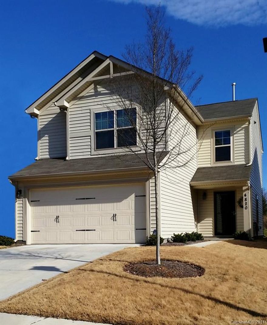 Truly move-in ready. Great floor plan and barely lived in. Great room opens to the kitchen. Kitchen has upgraded cabinets with crown molding and granite countertops. Refrigerator remains. Ceiling fans in great room and master bedroom. Master bedroom also has a cathedral ceiling. Upgraded carpeting. Shelving in garage and garage door openers. Security system.