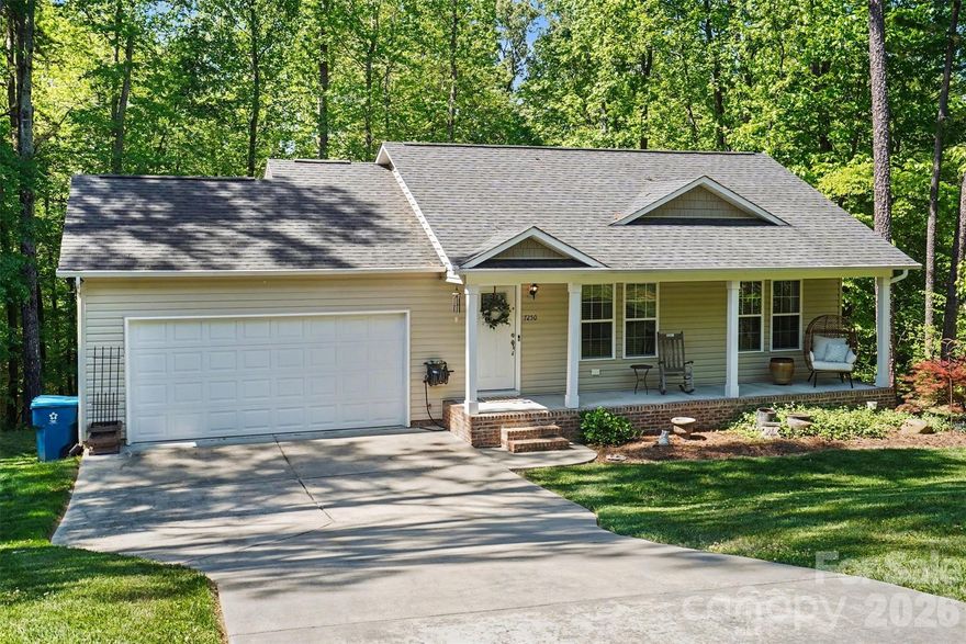 It is time to make Mount Pleasant your home!  This beautiful ranch with a full walk out basement sits on a large 78 acre lot.  The kitchen boasts stainless steel appliances and a granite counter top with an open concept to the living area, laundry closet and a half bathroom.  Rounding out the main level is a spacious primary bedroom with ensuite bathroom with double vanity, granite counter and tiled floor.  Downstairs you will find two spacious bedrooms (one with a walk-in closet), a flex room which was used as a playroom, a full bathroom and an unheated storage room.  The deck off of the kitchen and a walk out door from the basement lead to a beautiful, private and spacious backyard.  This is a great opportunity to live in a great neighborhood with privacy and no HOA.