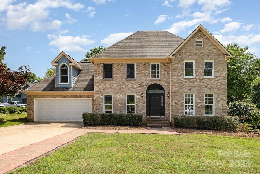 Stunning and spacious 4-bedroom, 2.5-bath home located in the highly desirable Saddlebrook neighborhood. This move-in ready property features numerous updates throughout. The main floor offers a modernized kitchen and a generous living room complete with a cozy fireplace. One bedroom is conveniently located on the first floor, with three additional bedrooms upstairs. The expansive primary suite includes a luxurious bathroom with a Jacuzzi tub. Step outside to enjoy the tranquility of the backyard, complete with a picturesque koi pond.