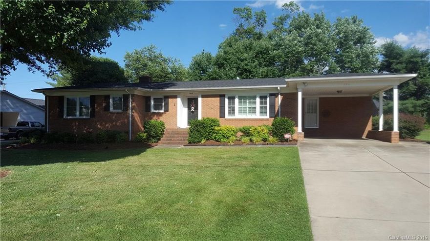 Well maintained home in great shape and move in ready, new roof 2011, some new vinyl windows, hardwood floors, updates in kitchen includes countertops and tile flooring, smooth cooktop, wall oven, microwave and dishwasher, master bath updated with tile shower, inside laundry room, security system,  insulation blown overhead, carport and deck