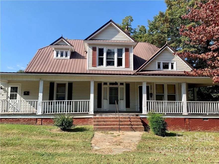 Investors welcome! Perfect opportunity to take advantage of the downtown Lincolnton revitalization with this 1912 restoration project, full of historical charm. Unlimited potential awaits someone with the right eye for projects of this nature. Currently zoned as an apartment conversion, this home is split into 2 units. Unit 201 offers 1 bedroom, 1 bath with a foyer, living room and kitchen. Unit 203 offers a large living room, formal dining, kitchen & 1 bathroom with a beautiful staircase leading to the unfinished second level. Great location on a corner lot, all within walking distance of many shops and local restaurants! The home is being sold AS-IS!