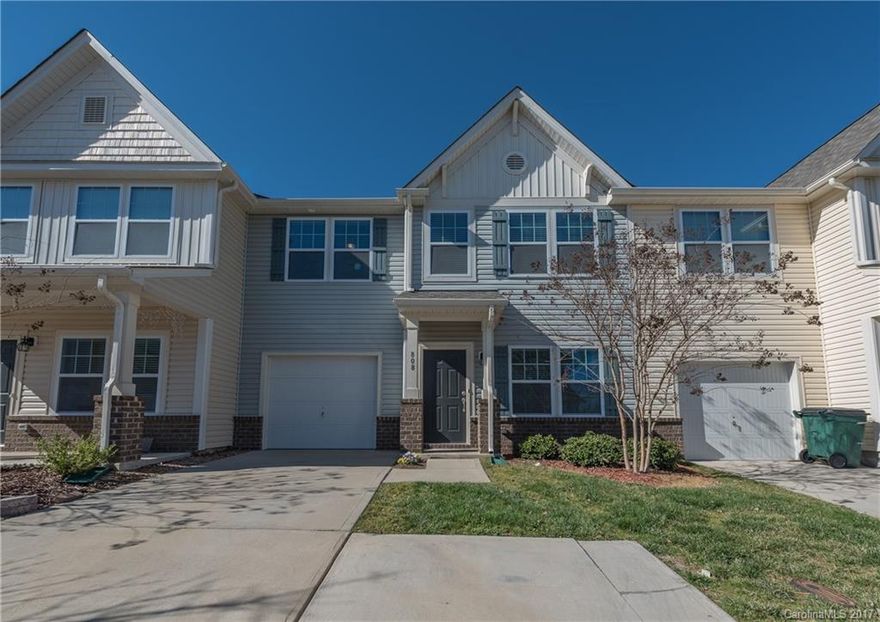 This beautiful two story town home with garage and over 2000 square feet is a must see.  Hardwood floors, granite countertops and gourmet kitchen make this three bedroom two and a half bath unit, home. A spacious loft is the perfect recreation area upstairs.  Custom painting, and upscale fixtures provide luxury living in a convenient location of Fort Mill, SC just minutes from Charlotte and Ballantyne area.
