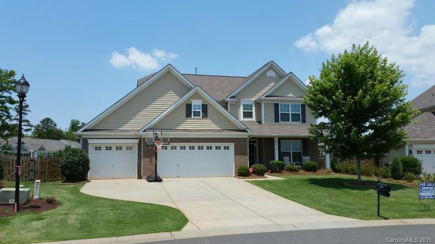 Beautiful and spacious 4 bedroom 3-car garage,3½ bath home,w/formal dining and living room,den,eat-in kitchen,bedroom and full bath on the 1st floor.Fully upgraded kitchen with granite counter tops, cherry cabinets, large pantry,tile floors,stainless steel appliances and gas cook top.Den off kitchen and eat in dining area leads out to a large deck and large fenced backyard. Upstairs includes a large master,2 big addl bedrooms,laundry room and loft(or5th bedroom).Storage in 2 separate attic areas