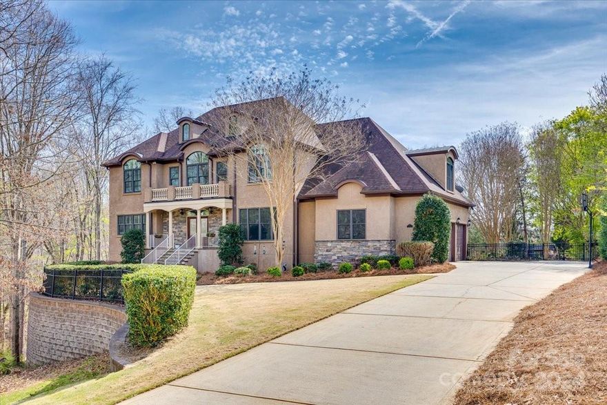 Wow, you do not want to miss this over 6000 sq ft, impeccably kept, stunning custom home on a private, wooded 1 acre lot in Sunset Ridge off of Lake Wylie Road. NO HOA! Priced per recent appraisal. Sellers just replaced the roof and added a gutter system above the front porch. Septic permit attached is for 4 bedrooms, however the seller has 3 additional rooms set up as bedrooms. Curved stairway, foyer with deep tray ceiling, beautiful hardwoods, granite, and exquisite built-in cabinetry. Floor to ceiling stone fireplace, covered veranda off the primary, stunning details throughout! Fully renovated kitchen, newly replaced carpets upstairs, permitted finished basement which boasts a library, beautiful sitting area, wet bar, several more bedrooms, and work out room. A ton of storage throughout the home. Yes, a pool can be added as sellers looked into adding one. Award winning Clover schools, a must see!