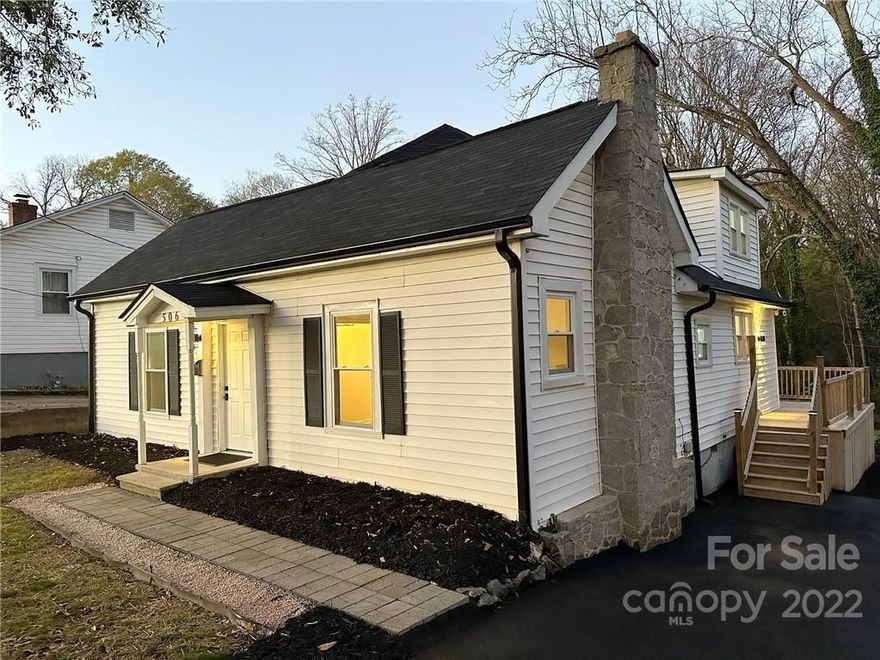 This 4 bedroom and 2 bath home sits on a .35 acre corner lot. Perfect Location close to Downtown with many Restaurants and Shopping in Walking Distance. MASTER ON MAIN level. New CARPET in bedrooms. NEW ROOF, WINDOWS, entire HVAC and Plumbing systems installed in 2021. The KITCHEN features GRANITE COUNTERTOPS, Bosch Stainless Steel Appliances, Huge Sink with LED FAUCET, plenty of Natural Lighting overlooking the backyard, Luxury Vinyl Flooring, and Recessed Lighting. Wrap Around DECK that can be accessed from the Kitchen. BATHROOMS are fully renovated with features of LED ANTI FOG MIRROR in the hall bath and Ceramic Tile in the master WALK-IN SHOWER. Upstairs there are 2 Bedrooms and a storage room that can be used as a closet or sitting area. 1st Bedroom on main level is perfect for an OFFICE. There is plenty of space in the Backyard and side of the home to enjoy!