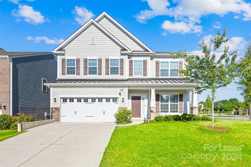 Discover this well-maintained 3,707 sqft home with 5 bedrooms and 4.5 bathrooms in Edenton at Cox Mill—available NOW! The first floor features a formal dining room, kitchen with stainless steel appliances and granite countertops, a family room with a fireplace, a guest bedroom with a full bath, a half bath, laundry room, two-car garage, and a spacious fenced backyard with a covered porch and an extended concrete patio with a gazebo.

The second floor has a large loft, three bedrooms, two full bathrooms, and a master suite with a walk-in closet and attached bathroom with a shower and garden tub.

Zoned for Cox Mill Elementary, Harris Road Middle, and Cox Mill High School, this home is near Concord Mills and the Highland Creek area, within five minutes of I-85, I-485, and many shopping and dining options.

Rent includes a refrigerator, washer, dryer, and HOA fees. Tenants cover water, gas, electricity, and lawn maintenance.