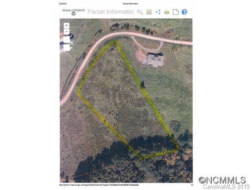 Only 2.5 miles to Tryon Equestrian Center. Gentle sloping lot for manufactured, modular or site built home. Owner financing possible.  Nice garden space.