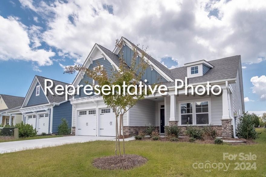 Completing Soon! The Vale is a 2,923 square foot plan featuring 4 BR / 3 BA with 3-car garage - Main floor features primary suite with tray ceiling and en suite, large open great room, dining, and kitchen with upgrades including quartz counters, tile back splash, SS appliances, porcelain farm sink, and more!  2 spacious secondary bedrooms, full bath, and laundry room complete the main level.  The second floor boasts game room, perfect for entertaining, an additional bedroom and full bath.  Home also features rear screened porch with 12ft sliding glass door.