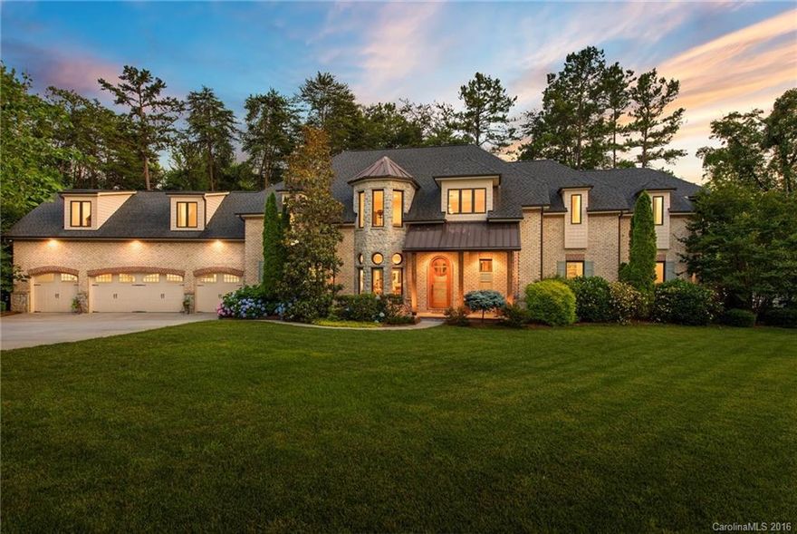 Incredible WATERFRONT custom built home on Lake Norman w/ extremely rare 300 ft of natural sandy beach!
Expansive views,over 1 acre lot w/ outdoor fireplace plus large screened porch.Designed for water views from many rooms w/ large windows for natural sun light.You will love this immaculate home w/ many detailed features! Perfect for entertaining family/friends with an open floor plan.One of a kind round balcony,built-in wine closet,chef's dream kitchen, MBR on main,4 car garage/private dock!