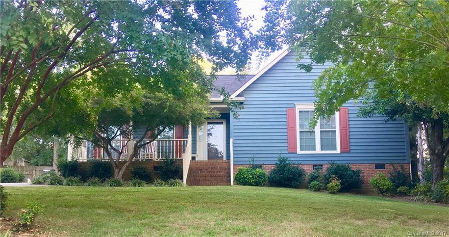 Welcome home, to this adorable cottage style ranch. Enjoy your sweet tea on the large front porch. Inside you will find brand new carpet, laminate floors and a large master suite with a 5 piece master bath. Kitchen has a large walk in pantry, solid wood cabinets easy to update with paint. Step out to the back and you will find a large patio and two storage sheds. Perfect home for first time home buyers or looking to downsize. Home come with 1 year home warranty through Choice Home warranty.