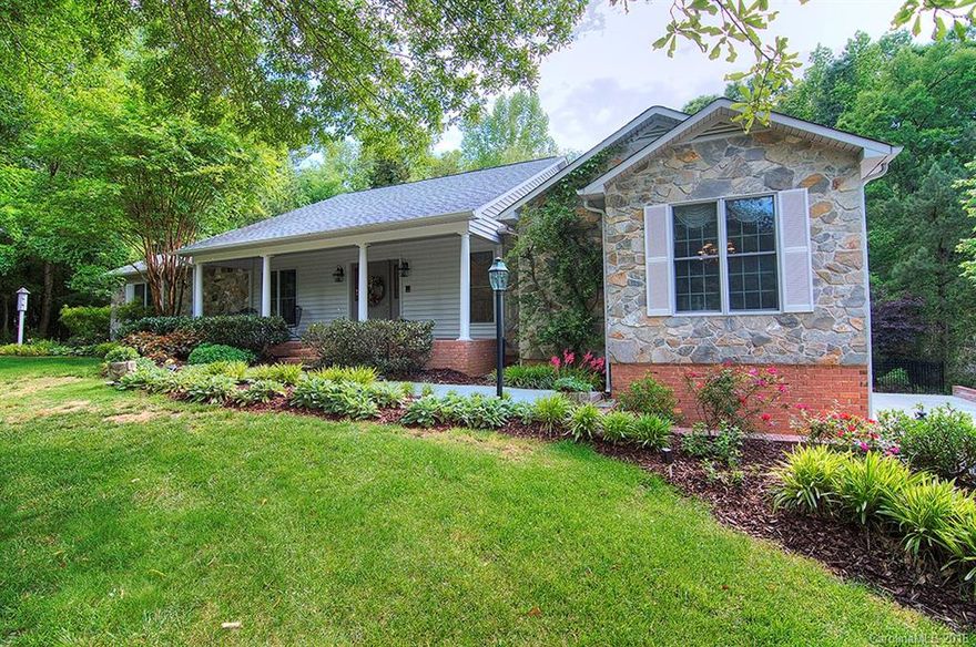 Fantastic 1story with bsmt - large yard - in-ground pool - pool house -  wonderful outdoor living space - perfect for living & entertaining! Lots of storage, freshly painted, hardwoods re-finished; 3BR on main level, 1BR in bsmt. Huge garage with workshop - office and sewing room, family room and billiard room in bsmt - endless possibilities. Inviting front porch, easy to show! Great neighborhood, easy access to 521! Don't miss out on this private retreat!