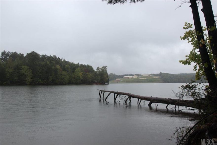 LAKE FRONT lot.  Gentle slope to the water.  This lot is dockable.  All utilities available and ready for you to build that special home you've been planning for so long.  Fabulous Views.  Gated Community.  Duke Energy allows a 1,000 sq ft dock with two boat slips for this lot.