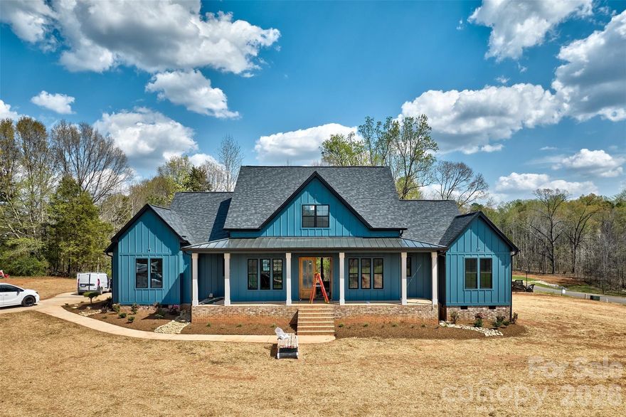 BACK ON THE MARKET AND ALMOST COMPLETE!  Awesome new neighborhood Carolina North that is close to Lake Wylie and on the NC and & SC line.  Custom new construction with all the bells and whistles!  Can you say pot filler and all the way to the ceiling hood over gas cooktop? 4 bedrooms, 3 1/2 baths, office, drop zone, guest suite that is private with ensuite bath , huge screened in porch and trex deck are a few of the included options of this home.   Open floorplan with 20 foot ceilings in great room.  Kitchen windows become pass through to the porch and outdoor living with counters for entertaining.  Generous primary bedroom and spa like bath on the main floor.  Separate vanities and free standing tub in the primary bathroom!  Large corner lot with septic on the side for future pool installation!  Neighborhood has great curb appeal and all lots at least an acre. come see this 1 and quick for personal customization.  Welcome home to the Carolinas!!
Home to be completed approximately 4/15/26