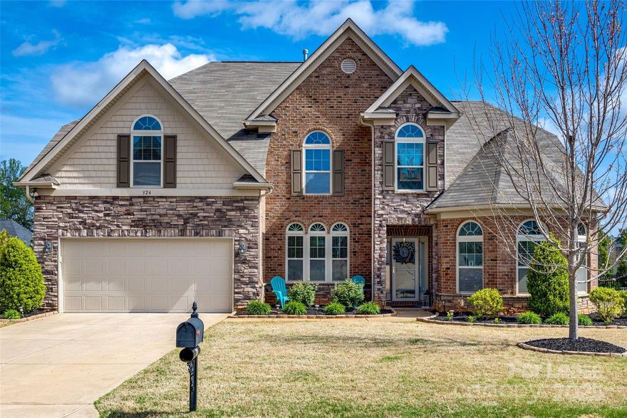 Stunning 4-Bedroom, 3.5-Bath Full Brick Home in Tullamore of Clover.  This well-maintained 3,659 sq. ft. home offers 4 bedrooms, 3.5 baths, and two bonus rooms. The open layout features a primary suite on the main level with a tray ceiling, sitting area, and spa-like bath. One upstairs bedroom has an en-suite bath and could be used as a second primary. The chef’s kitchen boasts stainless steel appliances, a gas cooktop, granite countertops, tile backsplash, bar seating, and ample storage with pull-out lower cabinets, flowing into the great room with a coffered ceiling and gas fireplace. A formal dining room with wainscoting leads to a butler’s pantry, while a vaulted office provides a quiet retreat. Upstairs offers three spacious bedrooms and two flexible bonus rooms. The private backyard includes a covered and extended patio perfect for relaxing or entertaining. Minutes from Lake Wylie and Field Day Park. Pets Conditional. No Cats. Owners would consider 6, 9, or 12 month lease.