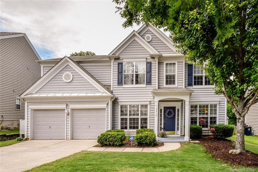 Hurry in to see this fantastic home in highly desirable swim/tennis community. This popular open floor plan features the largest kitchen in the neighborhood; dramatic 2-story great room w/gas fireplace and office with French doors. Home boasts beautiful luxury flooring on main, new carpets in Bedrooms, dual nest thermostats, surround sound, fenced yard and more! Agent related to owner.