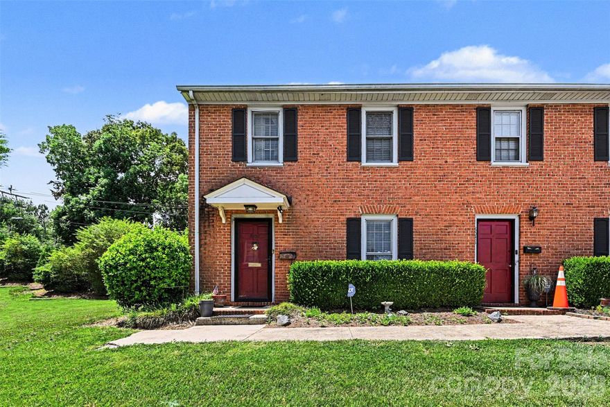 Welcome to this 2 bedroom, 1.5 bathrooms brick townhome. This home is ready for a buyer that wants to remodel and make it their own personal touch or an investor. Great floorplan downstairs for entertainment. The property includes a fenced back patio and small yard. HVAC installed in 2022, roof 2018, Two assigned parking spots come with the unit. Community amenities include a swimming pool, fitness center, and clubhouse. The HOA covers essentials including roof, water, and sewer. Washer & dryer convey. Great location near shopping.