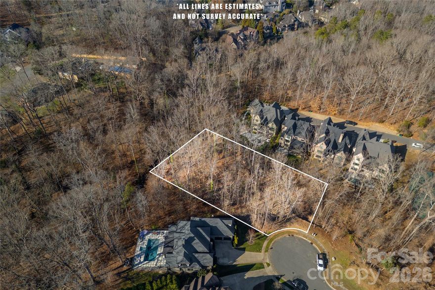 Rare opportunity to own a cul-de-sac homesite in the established, European-style community of Chambery, ideally located in the heart of SouthPark and within the highly sought-after Myers Park school district. This beautiful 0.52-acre lot offers the perfect setting to build your dream home with your custom builder, surrounded by quality homes and a quiet neighborhood feel. Enjoy the convenience of city water and city sewer, architectural standards, and an ideal location just minutes to SouthPark shopping, dining, entertainment, and easy access to major interstates. Don’t miss one of the best remaining lots in this desirable community!Approved plans available upon request.