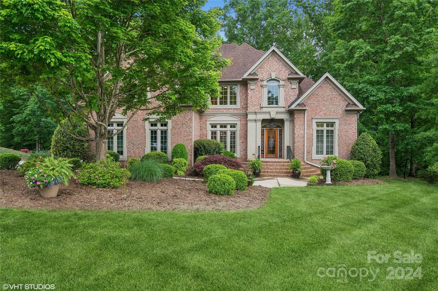 MOVE IN READY ! Stunning home over 3,243 square feet w/Open concept w/hardwoods throughout 1st level. Lovely kitchen w/ granite,  stainless-steel appl(oven, convection oven microwave-stainless refrig. & DW, Separate area w/ den & fireplace, table space.  Open family room w/ fireplace, perfect for cozy gatherings w/ two story volume ceiling.  First floor primary bedroom suite offers a separate sitting area w/access to oversize deck.  Luxurious primary bath w/ walk-in shower-garden tub-toilet closet-dual vanity w/updated lights and mirrors-his and her walk-in closets.  Jack & Jill - 2nd floor bathroom services 2 large bedrooms & 4th bedroom w/its dedicated bath.  Completely painted inside 4/2024, Roof 2019, all windows replace w/ energy-efficient, Heating/AC systems new 2020 & 2017,200-amp electrical panel,  new deck/2021, fenced yard & mature landscaping; tankless hot water heater 2017, 3 car gar,  professional landscaping.  Private fenced- Quiet cul-de-sac street. You Must See!