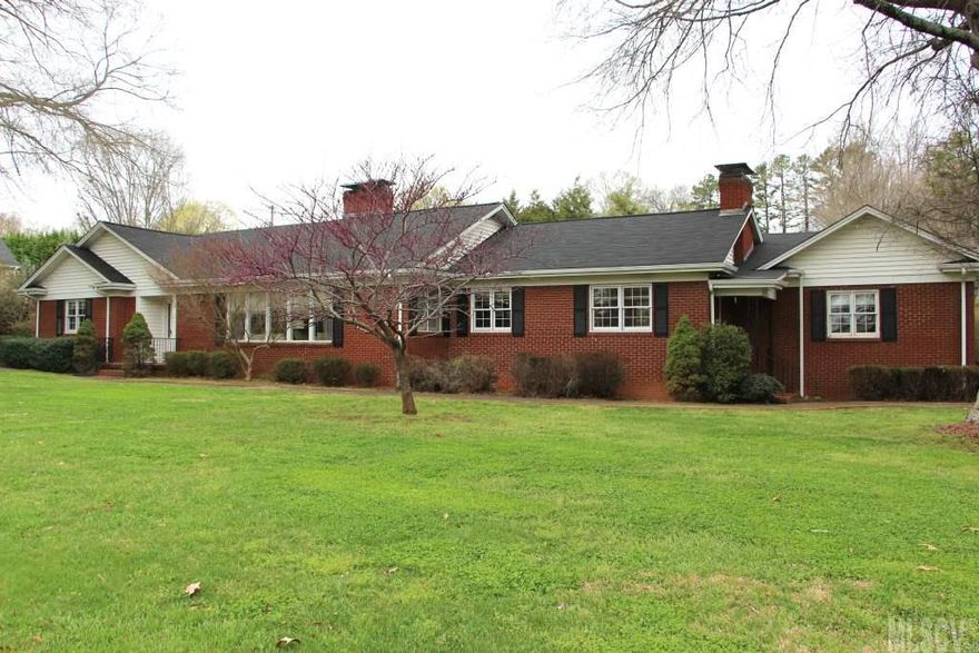 A great price on this large, one level ranch located on Geitner Rd, in NW Hickory with in-ground swimming pool.  Located on a corner lot, this home has 3 bedrooms & 2 full bathrooms.  Enter into the welcoming foyer and your first room is the living room featuring a stone, wood burning fireplace.  Pass through the kitchen, which is open to the dining area w/ gas log fireplace, and find a separate den area featuring built-ins and access to the carport.  The master bedroom has a MBA & walk-in closet and bedrooms 2, 3 & 2nd full bath (all large in size) are down the hall along with the laundry room.  A large back patio overlooks the in-ground swimming pool with brick fence.  A double attached carport, circle driveway, & brick utility closet are all outside features of this home.