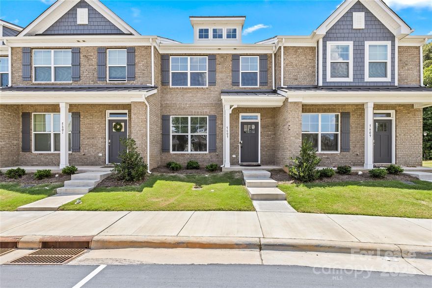 Like-New 2-story Townhouse in Brookdale Village — Available Now! Built in 2024, this 1,359 sq ft home offers 3 beds, 2.5 baths, a front porch, 1-car rear-entry garage, and private patio. 

Main floor features an open layout with kitchen, dining area, family room, and half bath. Upstairs includes a primary suite with walk-in closet and en-suite bath, two more bedrooms, full bath, and laundry. Kitchen has an extended island, white cabinets, quartz counters, stainless steel appliances, tile backsplash, gas range, and walk-in pantry.

Located near Farmington, Harris Teeter, shops, dining, I-485, and Rocky River Rd. Rent includes refrigerator, washer, dryer, and HOA fees. Tenants cover gas, water, and electricity. Max two pets allowed; \$25/month per pet. All tenants 18+ must complete credit/background checks, provide proof of funds, and pay an application fee. Minimum 1-year lease required; no short-term rentals or subleasing.