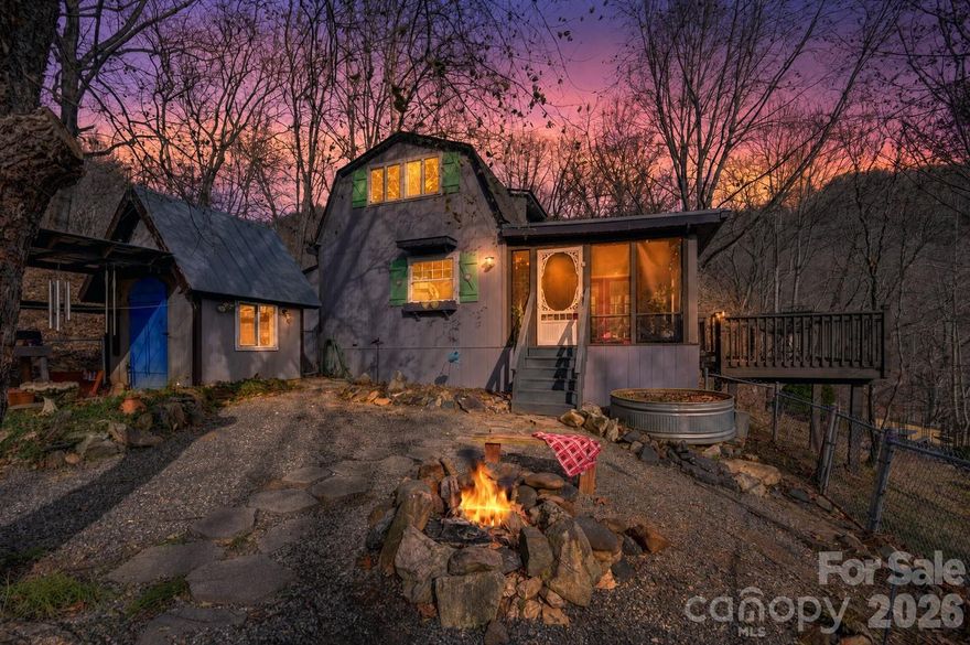 Looking for your own private mountain retreat? Welcome home to Rose Cottage—a charming hideaway tucked at the end of a quiet road and surrounded by more than 4 acres of serene natural beauty. From the moment you arrive, you’ll be greeted by your very own pond along with daily visits from deer, turkey, and an array of vibrant mountain birds.

This delightful 2-bedroom, 1-bath bungalow is filled with beautiful natural light, creating a warm and welcoming atmosphere that seamlessly blends the indoors with the peaceful outdoors. Enjoy year-round entertaining on the screened-in porch or savor crisp winter mountain views from the front deck. Cozy evenings around the fire-pit and relaxing afternoons on the outdoor swing or on your gazebo make this the perfect escape from the everyday.

A fully fenced yard allows your fur-babies to roam freely, and the property includes ample space for a workshop, hobby studio, or the creative project you’ve always dreamed of. High-speed internet is available, making work-from-home life as easy as it is scenic, in one of the most beautiful areas in Leicester Valley.

Discover your own slice of private, peaceful, and picturesque mountain living—Rose Cottage is ready to welcome you home.