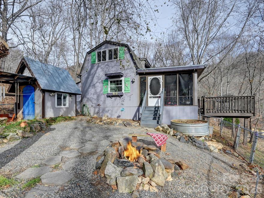 Looking for your own private mountain retreat? Welcome home to Rose Cottage—a charming hideaway tucked at the end of a quiet road and surrounded by more than 4 acres of serene natural beauty. From the moment you arrive, you’ll be greeted by your very own pond along with daily visits from deer, turkey, and an array of vibrant mountain birds.

This delightful 2-bedroom, 1-bath bungalow is filled with beautiful natural light, creating a warm and welcoming atmosphere that seamlessly blends the indoors with the peaceful outdoors. Enjoy year-round entertaining on the screened-in porch or savor crisp winter mountain views from the front deck. Cozy evenings around the fire-pit and relaxing afternoons on the outdoor swing or on your gazebo make this the perfect escape from the everyday.

A fully fenced yard allows your fur-babies to roam freely, and the property includes ample space for a workshop, hobby studio, or the creative project you’ve always dreamed of. High-speed internet is available, making work-from-home life as easy as it is scenic, in one of the most beautiful areas in Leicester Valley.

Discover your own slice of private, peaceful, and picturesque mountain living—Rose Cottage is ready to welcome you home.