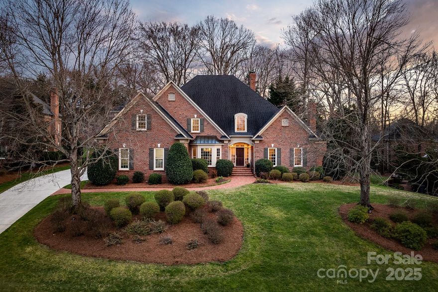 Nestled on a serene wooded lot in the prestigious Piper Glen community, this exceptional custom home offers a perfect blend of formal living and comfort. The expansive floor plan includes an elegant study, formal living and dining rooms, complete with a gourmet kitchen with ample storage including built-in desk or homework space, and a gracious keeping room before a fireplace. Primary suite on main with a private patio entrance, plus generous bathroom and walk-in closets. The upper level is home to well-appointed secondary bedrooms, a versatile fifth bedroom/bonus room, and two sizable walk-in attic storage areas. The fenced backyard provides a tranquil retreat, ideal for outdoor relaxation and entertaining.