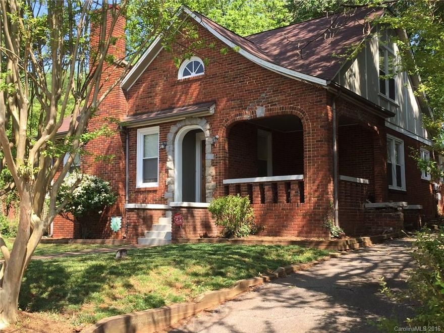 Spacious Tudor-style 3BR/2BA home in Historic Greenpark! Downtown Hickory. Hardwood floors, built-ins, brick FP w/gas logs. Main level has 2 Bedrooms and a full bath. Upper level has Master Suite w/large Bath plus 2nd room that could be office or walk-in closet. Small loft could accommodate a desk. Arched covered side veranda. Detached single carport. Must See!