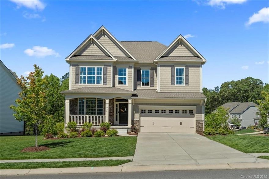 WOW! You won't find another Toll Brothers home at this price in Bent Creek. Only 5 minutes to the new Indian Land High School.  Beautiful two-story home featuring 5 bedrooms and 4 full baths!  First floor guest suite and office. Gourmet kitchen boasts a large walk-in pantry, gas cook-top, wall mounted convection oven, stainless steel appliances, large quartz center island over-looking the expanded great room and wall of windows looking out to rear deck and yard.  The second level owners suite features a large walk-in shower, dual vanities, and spacious walk-in closet. The loft/bonus room is a perfect space to customize for your needs. You will love the bright, large, tiled 2nd floor laundry room. The nice-sized yard includes an irrigation system.  Resort style amenities include community pool, fitness center, clubhouse, playground, dog park, and walking trails. Quick Move-in.  Huge price reduction!!!!