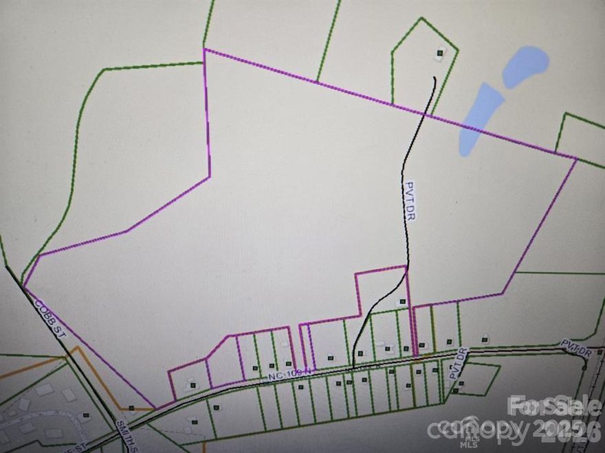 Beautiful wooded 64 acre tree farm has a beautiful rolling terrain. Only 2 miles from Wadesboro's quaint downtown district, and only about an hour from Charlotte. Hills, creeks, timber, and wildlife, deer, etc.  Road frontage on Hwy 109 N from the Town of Wadesboro. Consider this property for recreation, investment, timber acreage, or development. The timber is mostly Loblolly pine.  Road frontage on Hwy 109 N from city of Wadesboro, with multiple access points along highway 109 N.  The timber was harvested 21 years ago, replanted with Loblolly pine, and subsequently thinned about 6 years ago, in accordance with the forest management plan. This 63+ ac has 3 parcels. 6485-17-10-2972,  6485-17-00-5040,  6485,17-10-0112.  City/Town Water is available along 109 N and County Sewer on the property next door near Cobb Street. County sewer connection to be determined by city/county with development plan. Property is in the county but city limits just next door. Possibility to be annexed into the city limits. Call broker on some options to divide land.
New Road coming within 2 miles of the property:
https://www.ncdot.gov/projects/wadesboro-bypass/Pages/default.aspx