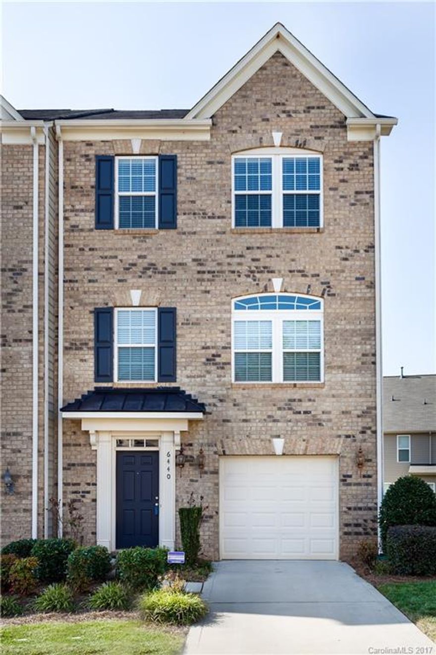 Gorgeous townhome in gated community. Well maintained. Formal dining room w/butler’s pantry. Tons of cabinet space in kitchen w/granite, tile backsplash, double wall oven, gas cooktop. New microwave, dishwasher & disposal. Breakfast nook. Large great room w/gas fireplace. Lower level has full bathroom & walk-in closet. Master suite & 2 other bedrooms on top floor. Great home for a roommate or inlaw/teen suite on lower level. Community security, pool, dog park, fitness center & clubhouse.