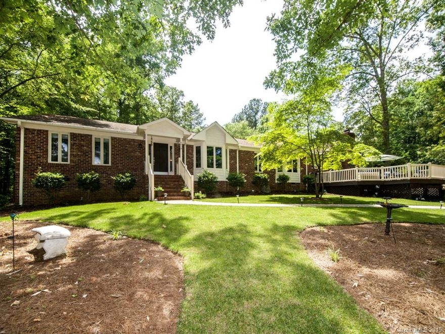 Privacy and location!! Absolutely gorgeous ranch overlooking private lake, on .84 acres. Move-in ready with fresh neutral paint, gleaming hardwoods, kitchen with granite, tile backsplash, and newer appliances. Spacious bedrooms; all baths updated. Lrg BY has working garden. Lots of storage; garage workshop. Walk to nearby restaurants & Starbucks!   Schools - Prov Spring ES, J M Robinson MS, and Providence HS.  Lake ownership includes rights for fishing, canoeing, walking trails. Must see!