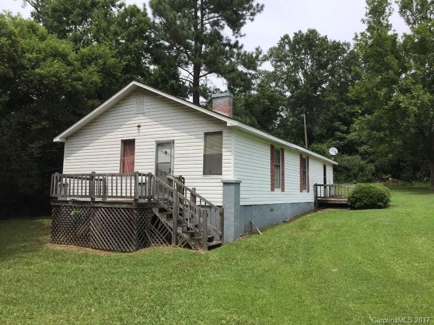 Frame home with two bedrooms, two baths with vinyl siding, roof shingles and hvac added eight years ago.  This is a bank inventory home that would be a great rental or starter home.  Needs some tlc.