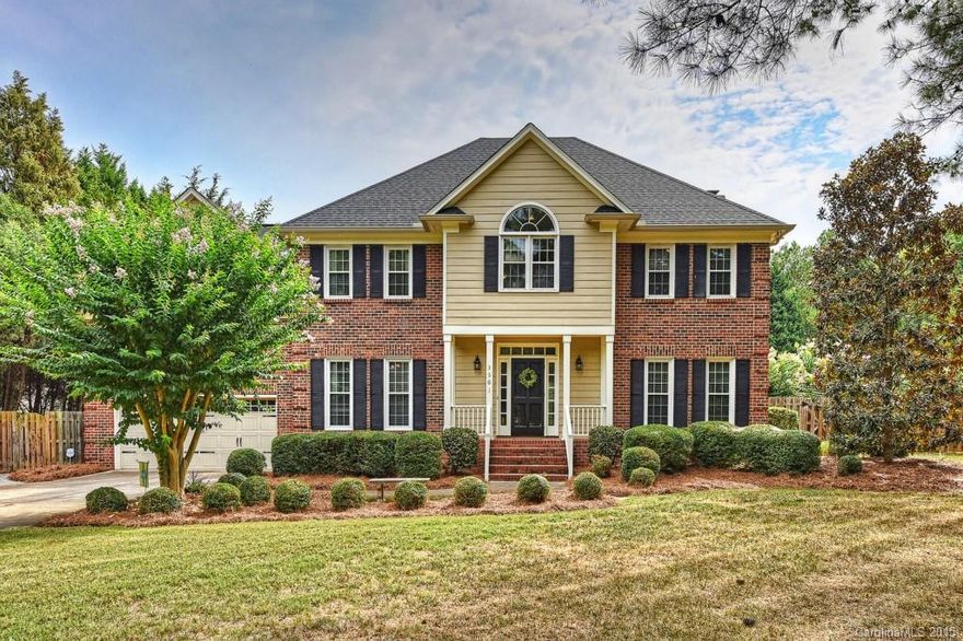 A "WOW" backyard renovation includes covered porch plus stone patio and fireplace. Fenced, large yard. Spacious, easy flowing floorplan. Wide open kitchen features granite counters, desk niche, brand new gas range/oven, tons of cabinets with access to large laundry/mudroom. Kitchen flows into great room as well as the outdoor space. Amazing views! Huge master suite upstairs with sitting area plus private bath retreat. Bonus room or 5th bedroom upstairs gives tons of flexibility to this home.