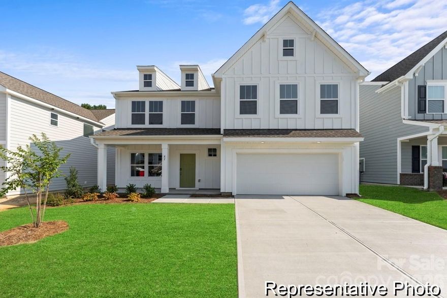 The Callan, a floorplan ranging in size from 4,052 to 4,897 square feet, offering 5 to 6 Bedrooms and 3 to 4 Bathrooms. This floorplan provides ample space for comfortable living, catering to smaller or larger families alike. On the First Floor, an open-concept design seamlessly integrates the Kitchen and Great Room, creating a spacious and inviting atmosphere. The Kitchen boasts numerous cabinets for ample storage, making it a focal point for culinary enthusiasts. Additionally, the First Floor includes a dedicated Study for work or leisure and a Game Room, adding a touch of entertainment to daily life. Moving to the Second Floor, The Callan offers a Primary Suite with a luxury bathroom, providing a private retreat for relaxation. The Second Floor also accommodates additional bedrooms and bathrooms, ensuring everyone in the family has their own space. Tailor The Callan to suit your lifestyle and family dynamics with customization options like hardwood flooring, upgraded appliances, and smart-home features. Streamside provides easy access to Morrow Mountain State Park, known for its hiking trails, fishing, boating, and picturesque views. The proximity to Charlotte adds to the allure, offering urban entertainment and airport accessibility within a short drive. At Streamside, you're not just choosing a home; you're embracing a lifestyle where every convenience is within reach, making it an unmatched value in today's market. *Proposed Home.