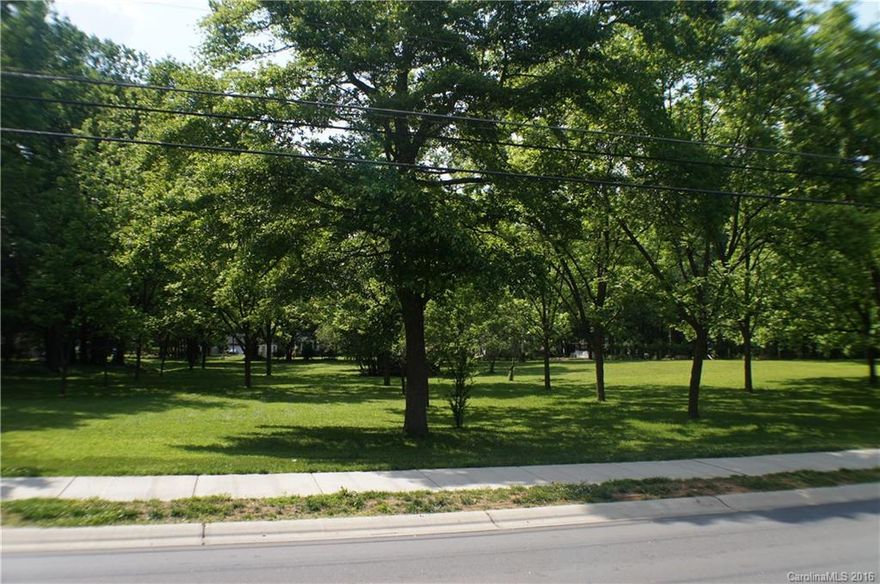 Nice flat lot with mature trees. There is a storm water easement on the side of the lot.