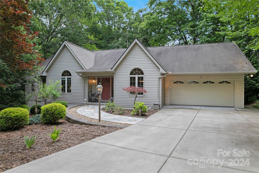 Discover your dream home in Connestee Falls! This 3-bedroom, 2.5-bathroom gem offers one-level living with stunning views of the 17th hole of the golf course. The spacious living room features large windows and a cozy fireplace, while the family room provides versatile space for relaxation or entertainment.

The gourmet kitchen boasts modern appliances and ample counter space and flows into a bright dining room. The master suite is a private retreat with a luxurious en-suite bathroom and two walk-in closets. Two additional bedrooms share a full bath, with an extra half-bath for convenience.

Enjoy outdoor living on the expansive deck overlooking the beautifully landscaped golf course. Connestee Falls amenities include golf, pickleball, tennis, swimming, hiking trails, and lakes for fishing and boating. With a two-car garage, central heating/cooling, and more, this home is perfect for a forever or a second home. Don't miss this opportunity—schedule a viewing today!