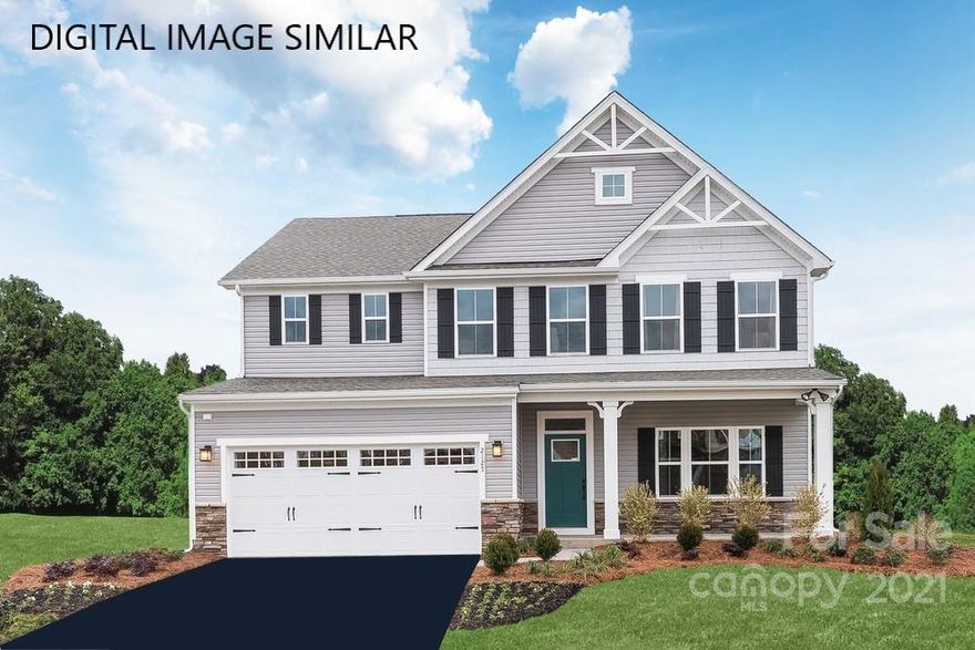 Incredible 2 story home located in Union county in a great central location to Indian Trail, Waxhaw, Matthews & South Charlotte. This generous single family home features a stylish interior & the community features wooded homesites with included lawn maintenance. The Lehigh possess every room you could need.  Your dream kitchen awaits -eat at island and walk in pantry.  Entertain in the wide open dining and great room.  Need a first floor bedroom no problem.  On the second floor indulge in the owner’s suite large enough for a sitting area.  Two walk in closets and an en-suite bath you won’t want to leave.  3 secondary bedrooms & a large loft complete the second level.  The possibilities are endless.  Moore Farm will feature miles of natural walking trails and a Farm House style clubhouse and pool. Please call onsite agent for an appointment. HOME IS TO BE BUILT. DELIVERY DATE IS SUBJECT TO CHANGE.