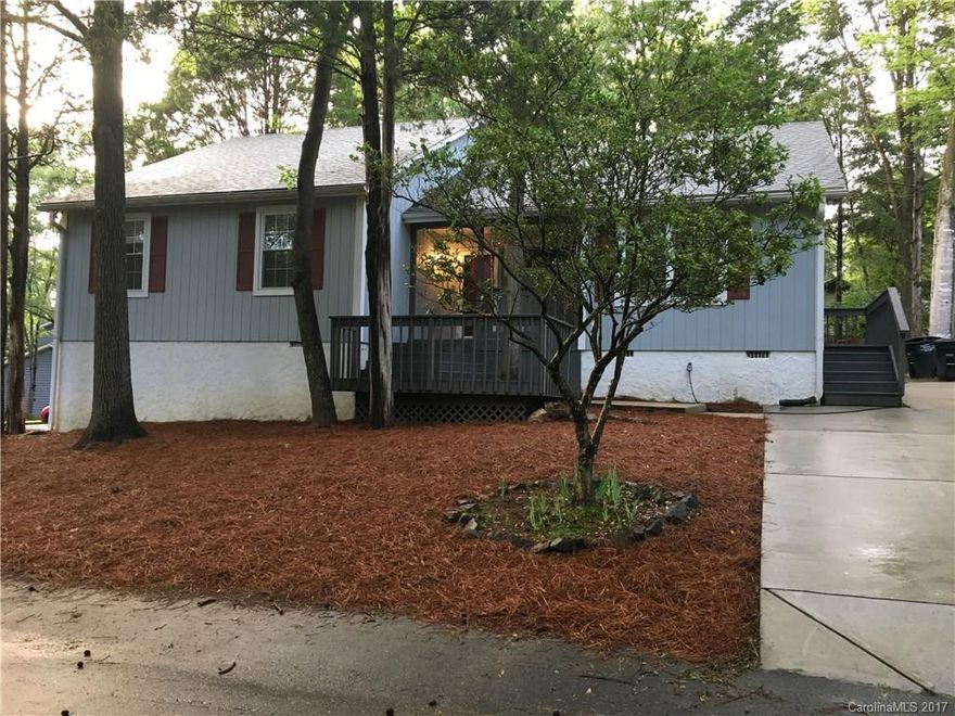 Tega Cay Ranch! Newly remodeled, fresh & clean. New wood flooring, paint, updated kitchen, new HVAC & ductwork, new hot water tank!  Open floorpan. Ready NOW!  Large deck overlooks the flat backyard.  Lawncare is included in the rental fee. Close to parks. Fort Mill Schools! One year lease or longer.  
No smoking on the premises. 
Enjoy the recreational lake living in Tega Cay: pool (fee to join), parks, beaches, boat ramps, marina, walking & biking trails, tennis, golf, driving range etc.