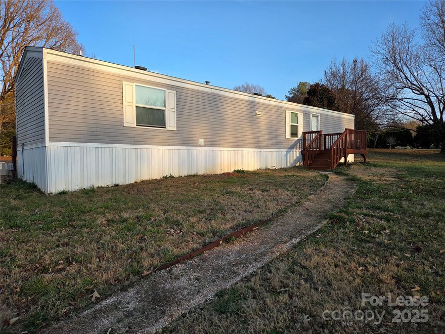 Well maintained, 2 bedroom, 2 bath manufactured home is Available for Immediate Occupancy. Tenant Responsible for All Utilities, Yard/Lawn Maintenance, Trash pick-up and Tenant Insurance Policy. Pets not Permitted. Deposit is dependent on application. All fees, deposit and 1st month's rent will be due prior to move in.