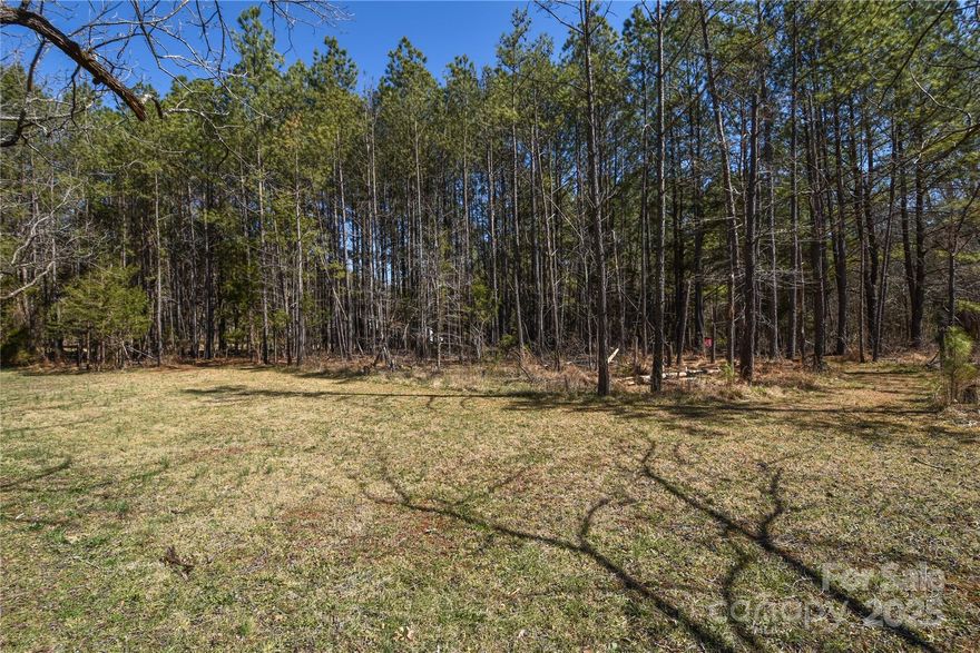 This is a large lot with access to water from the city of Charlotte.