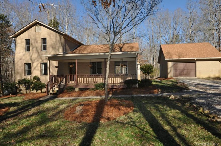 Custom crafted full brick home in Crow Creek Acres. MBR suite on main. 4+ acre park-like retreat has stream! Rocking chair covered front porch & 25x13 rear deck overlook woodlands. Recent updates include new kitch stainless appliances. New carpet, refinished hardwds in great rm & MBR. New laminate flrs, new water htrr. Roof/HVAC '06. 575 sf GRG has 232 unfinished upstairs! In one of Waxhaw's sought after neighborhoods. A true showplace in the country you'll adore the moment you enter. Warranty.