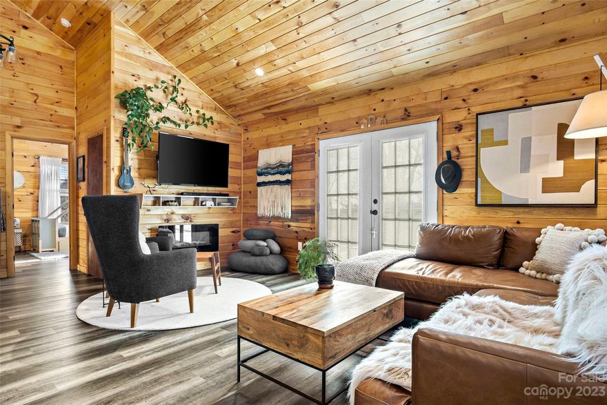 Perched overlooking South Mountain State Park & South Mountain Gamelands is this quaint cabin waiting for you to create your own mountain memories. This almost new cottage has been lovingly made into a home with so much attention to details & so many unique touches, including a custom made spice rack, electric fireplace, floating shelves, a medicinal & culinary herb gardens, plus amazing landscaping that is going to be complete joy as each Spring day brings a new surprise. This home maybe small in size but the soaring ceilings & open concept gives it a mighty feel. The kitchen includes stainless appliances & granite countertops & both bedrooms are spacious & offer their own mountain views. Natural light beams through each window & the western sky can be viewed off the deck. Still not convinced this is your home? How about direct access to South Mountain State Park right from the neighborhood, a community pool/clubhouse with almost 360 Mtn views, & two ponds. Community allows rentals.