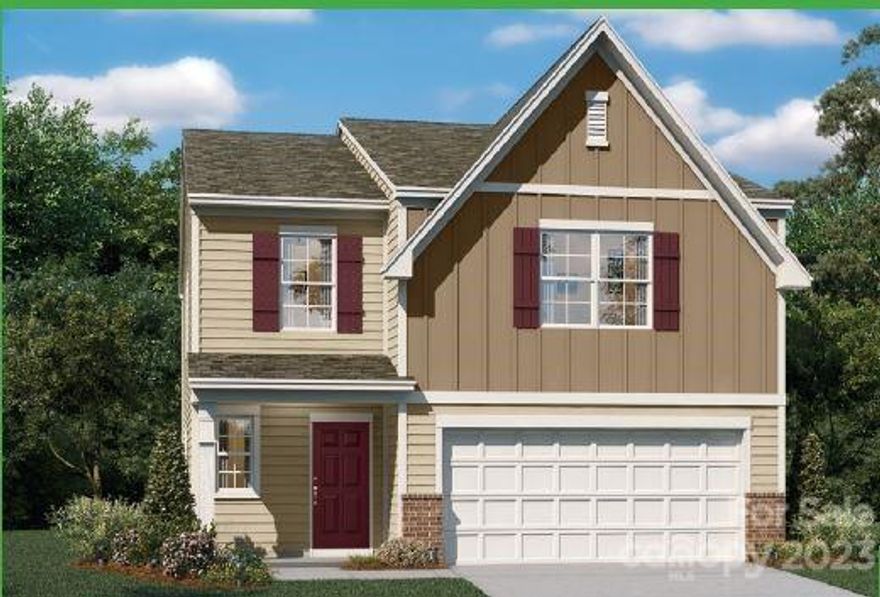 This new two-story home features an airy layout among a first-floor kitchen with a large center island, breakfast room and family room that’s fit for modern times. The spacious owner’s suite enjoys privacy on the main floor. Upstairs are a versatile loft and four secondary bedrooms, three with walk-in closets.   Home is upgraded with Vinyl plank on the entire main level.  The Kitchen Boasts a Gas Range,  White Cabinets, Gray Cabinet Island, Quartz Countertops, Subway Backsplash and Large Stainless Steel Single Bowl Sink.   Community is on its final phase - secure your new home today!