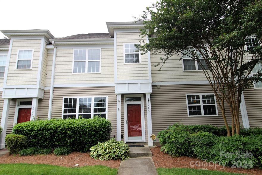 Nice, 2 Bedroom, 2.5 Bath Townhome with loft area  located on a cul-de-sac in the Madison Green subdivision.  This unit has approximately 1276 heated square feet and was recently painted inside.  LVP Flooring is used throughout the townhome. Kitchen features a solid surface counter top, refrigerator, electric range/oven, dishwasher, disposal, microwave, breakfast bar and a pantry. See through fireplace that allows logs to be seen from the great room and dining area. Garden tub in the Primary Bathroom.  If you enjoy the outdoors you can enjoy spending time in the screened porch or deck.  The community has a swimming pool, clubhouse and dog park. Do not miss the opportunity to see this townhome!